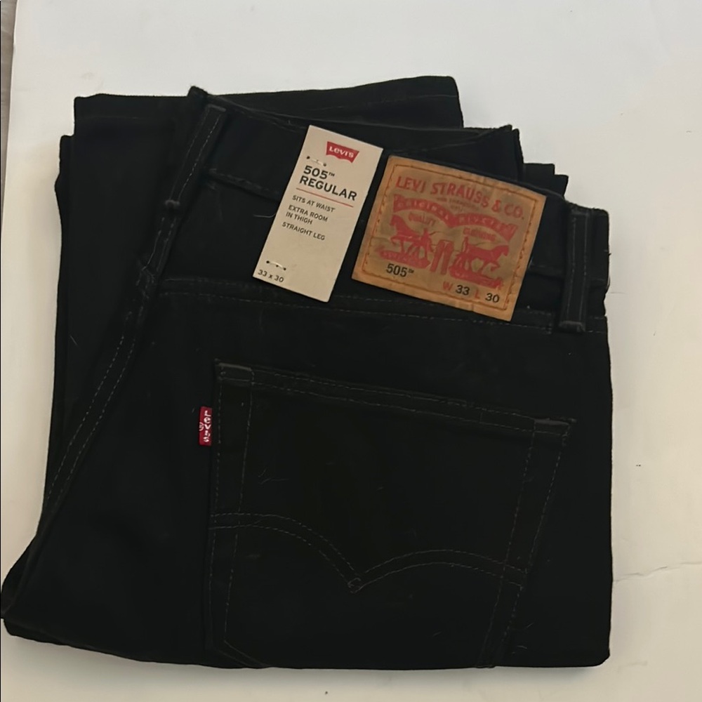 Levi's Men's Black Denim Jeans